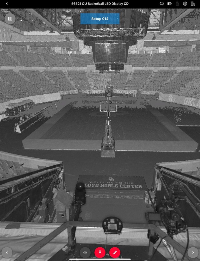 Installing LED video displays using 3D laser scanning Installing LED video displays using 3D laser scanning