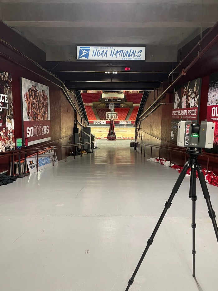 3D Laser Scanning Player's Entrance Tunnel 3D Laser Scanning Player's Entrance Tunnel