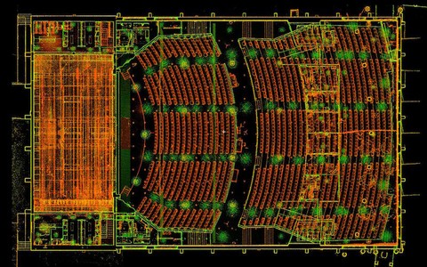 Auditorium 3d Laser Scanning