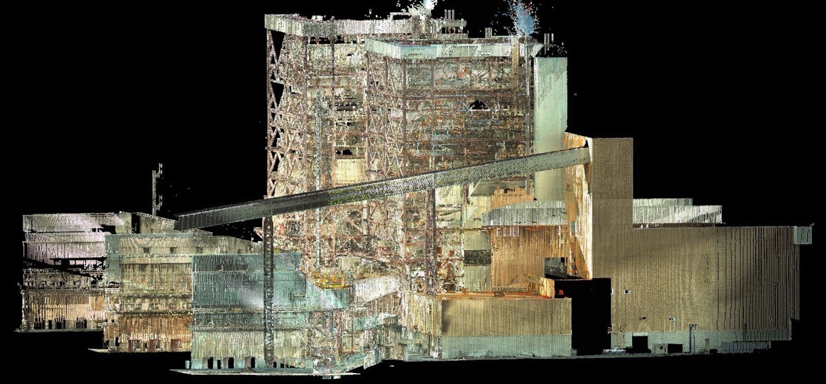 Creating a Power Plant As-Built Model using a Non-Contact Measurement Tool