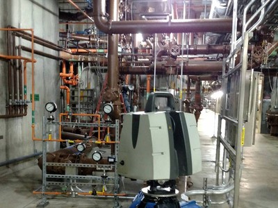 3D Laser Scanning a Wastewater Treatment Plant