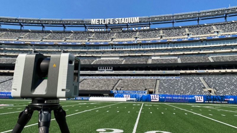 3D Laser Scanning Stadium