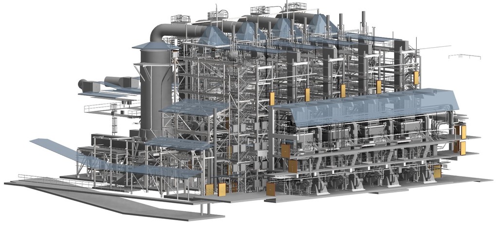 3D Laser Scanning Waste to Energy Faciity
