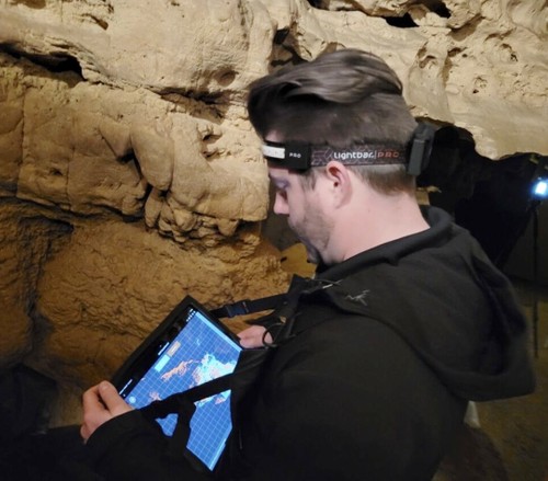 The engineer on-site wants TruePoint to come back document the rest of the cave for him. TruePoint-Laser-Scan_Cave-4 v2.jpg