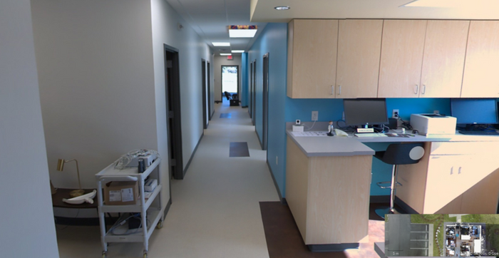 3D Scanning Dr. Office Interior NavVis Indoor Viewer