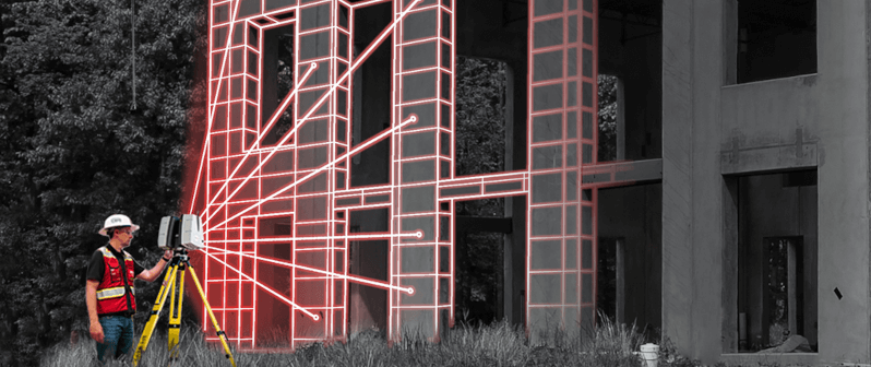 Millions of data points from multiple positions and viewpoints are captured and processed into a point cloud. point cloud 1.png
