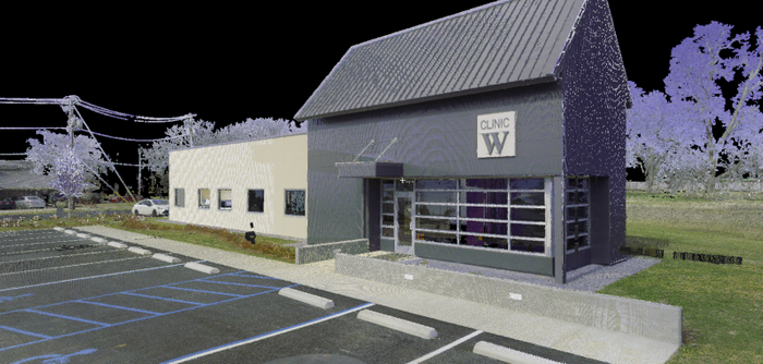 3D Scanning of Office waiting area NavVis Indoor Viewer