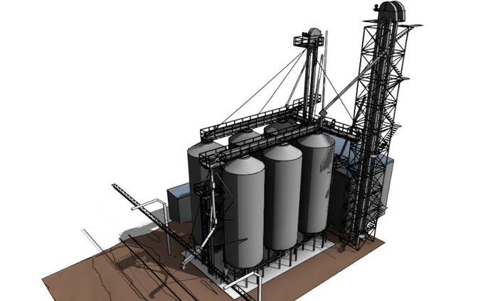 3D Laser Scanning of Tank Farm Processing model Delaware