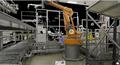 TruView Panoramic Image 3D Scanning TruView of industrial facility