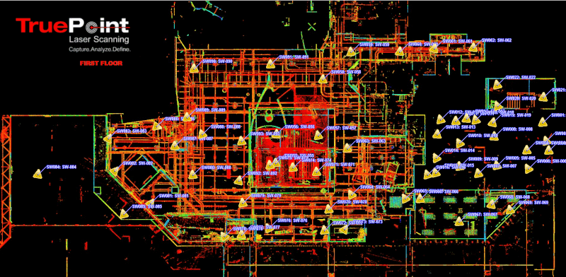 TruView Sitemap 3D Laser Scanning Site plan TruView Site Plan sm