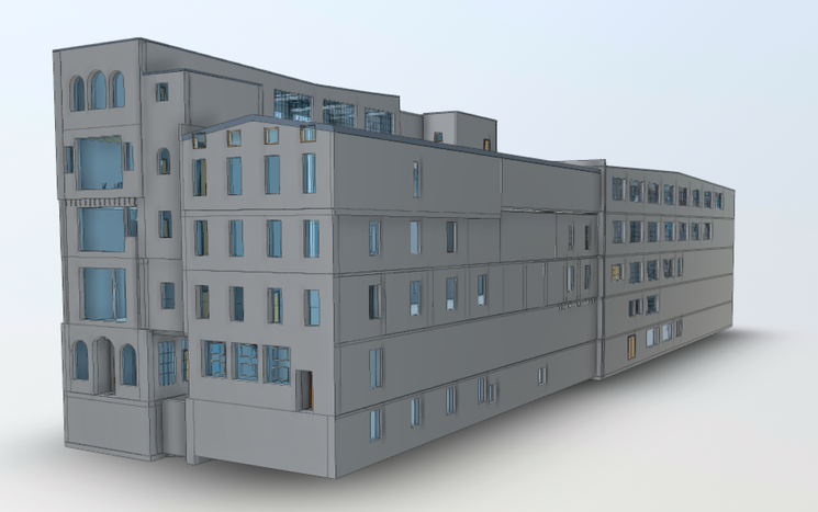 3D Laser Scanning of a building